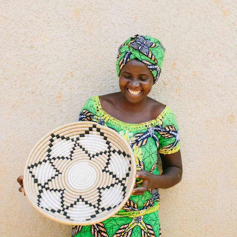 Neri Woven Bowls: White & Tea / Small Bowl