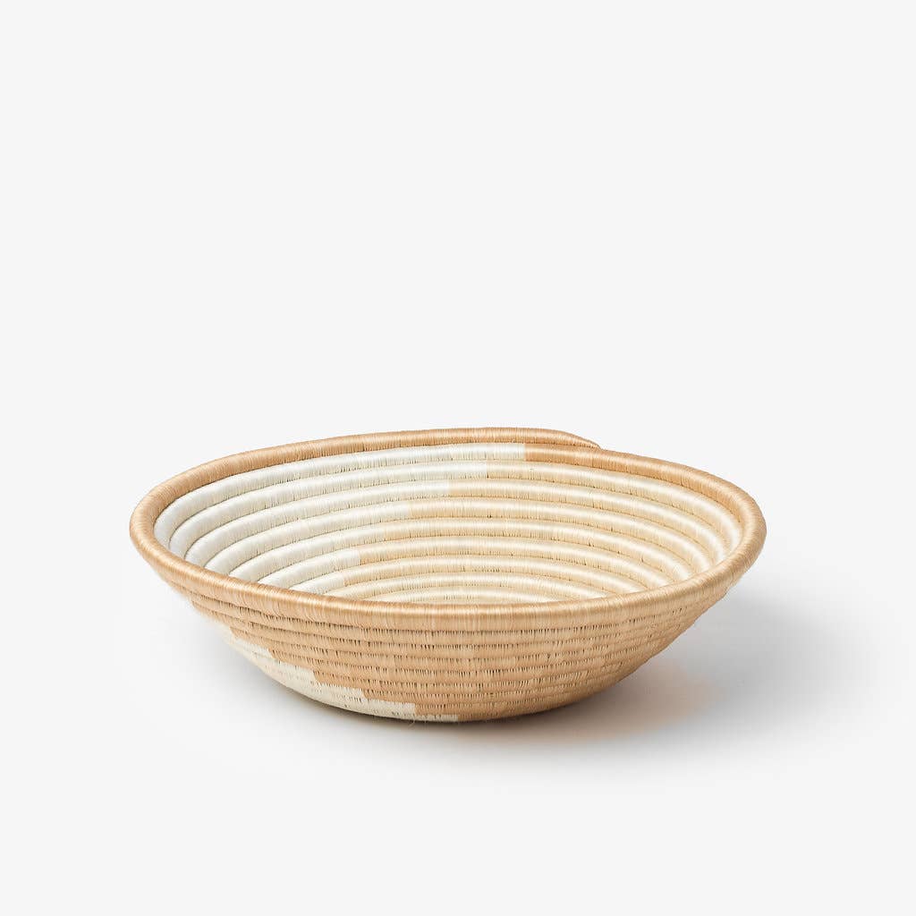 Zera Woven Bowls: Indigo & Tea / Medium