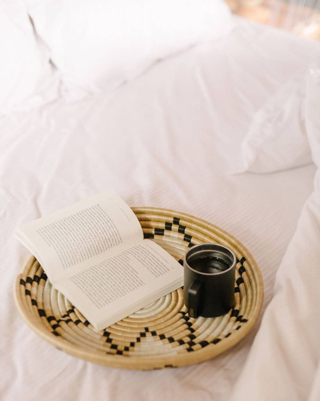 Neri Woven Bowls: White & Tea / Small Bowl