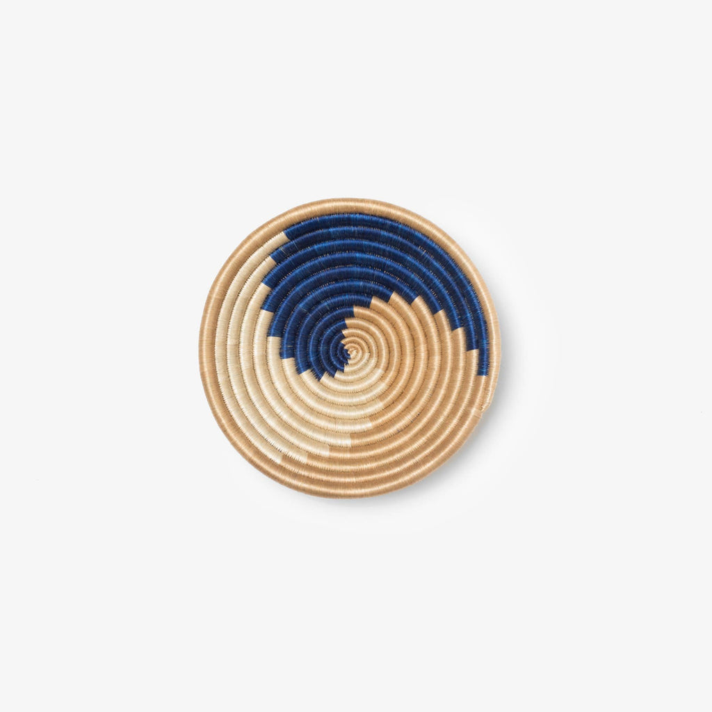 Zera Woven Bowls: Indigo & Tea / Medium