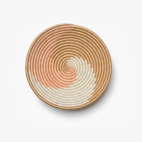 Zera Woven Bowls: Indigo & Tea / Medium