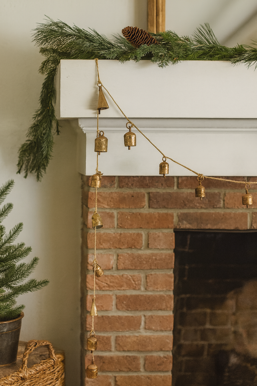 Rustic Bell Hanging Garland - Hand Tuned, Fair Trade