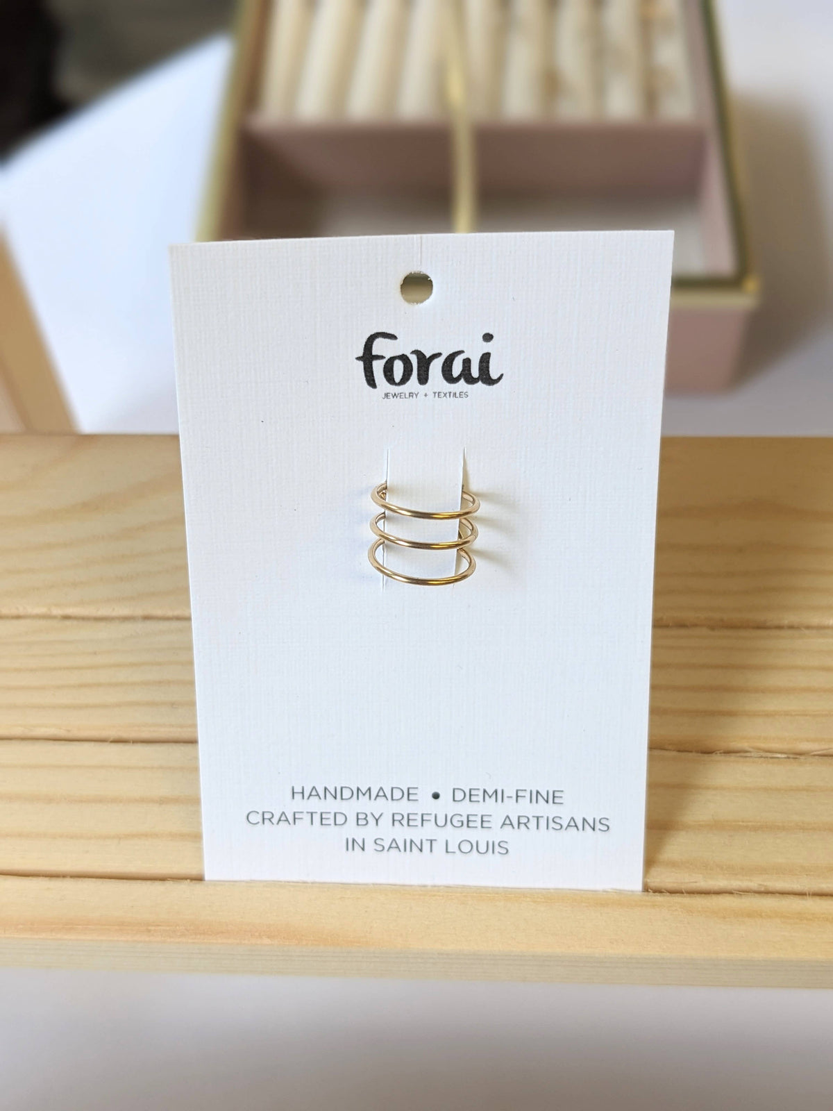 Journey of Hope Ear Cuff in 14k Gold Filled