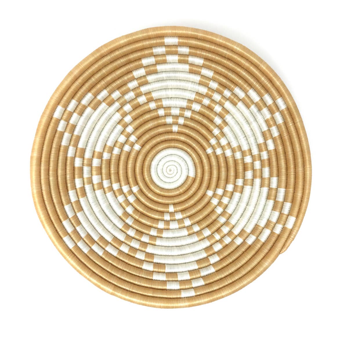 Neri Woven Bowls: White & Tea / Medium Bowl