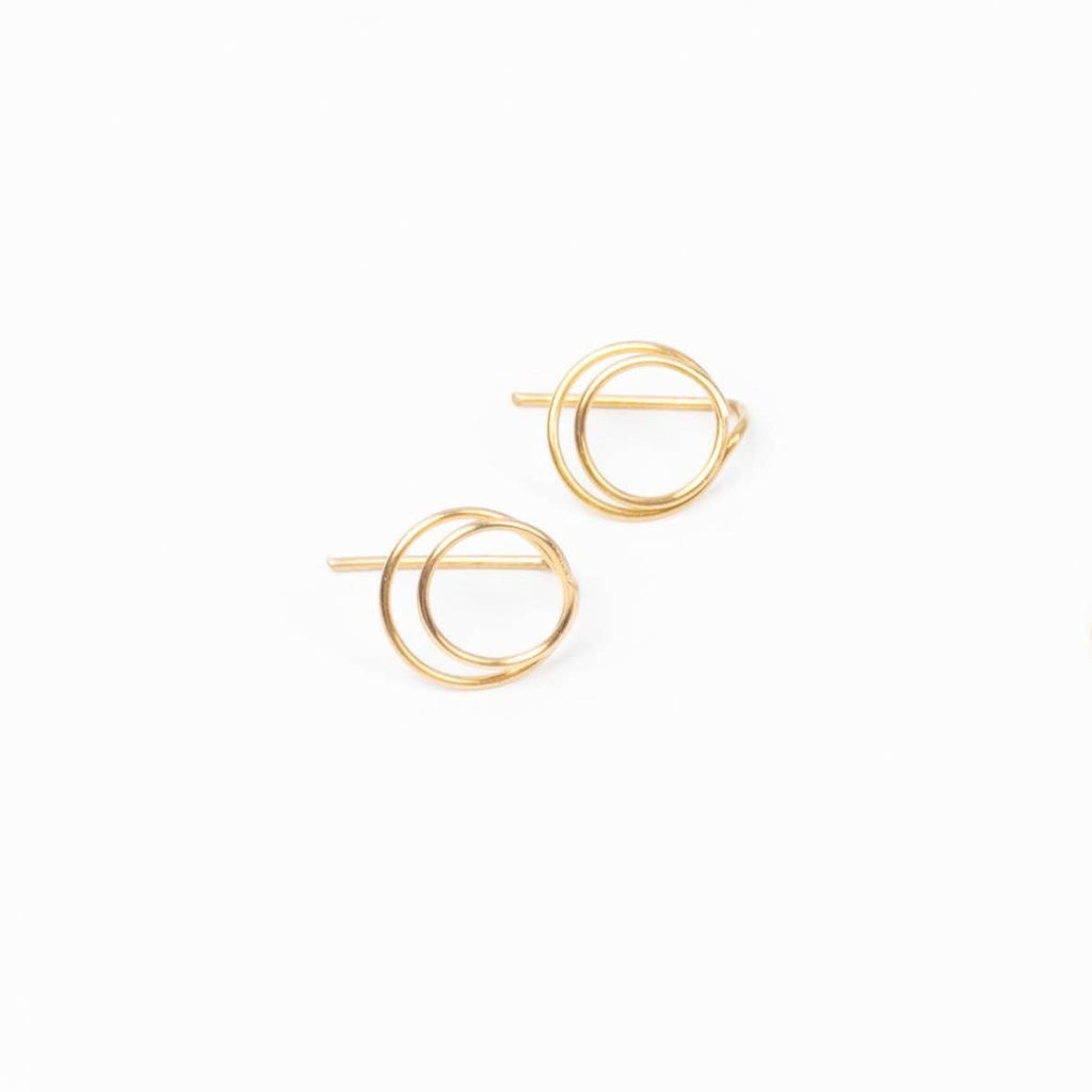 Zomi Open Circle Earrings in 14 karat Gold Filled