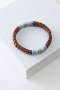 Opaque Glass Bracelet, Chocolate