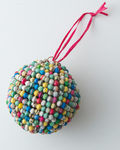 Paper bead ornament