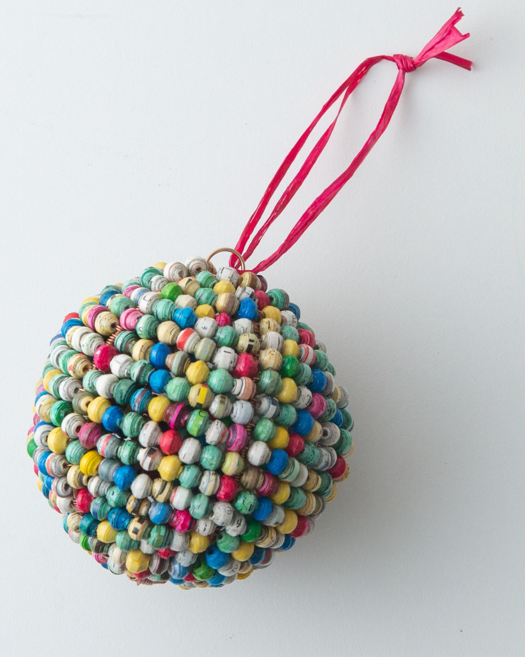 Paper bead ornament