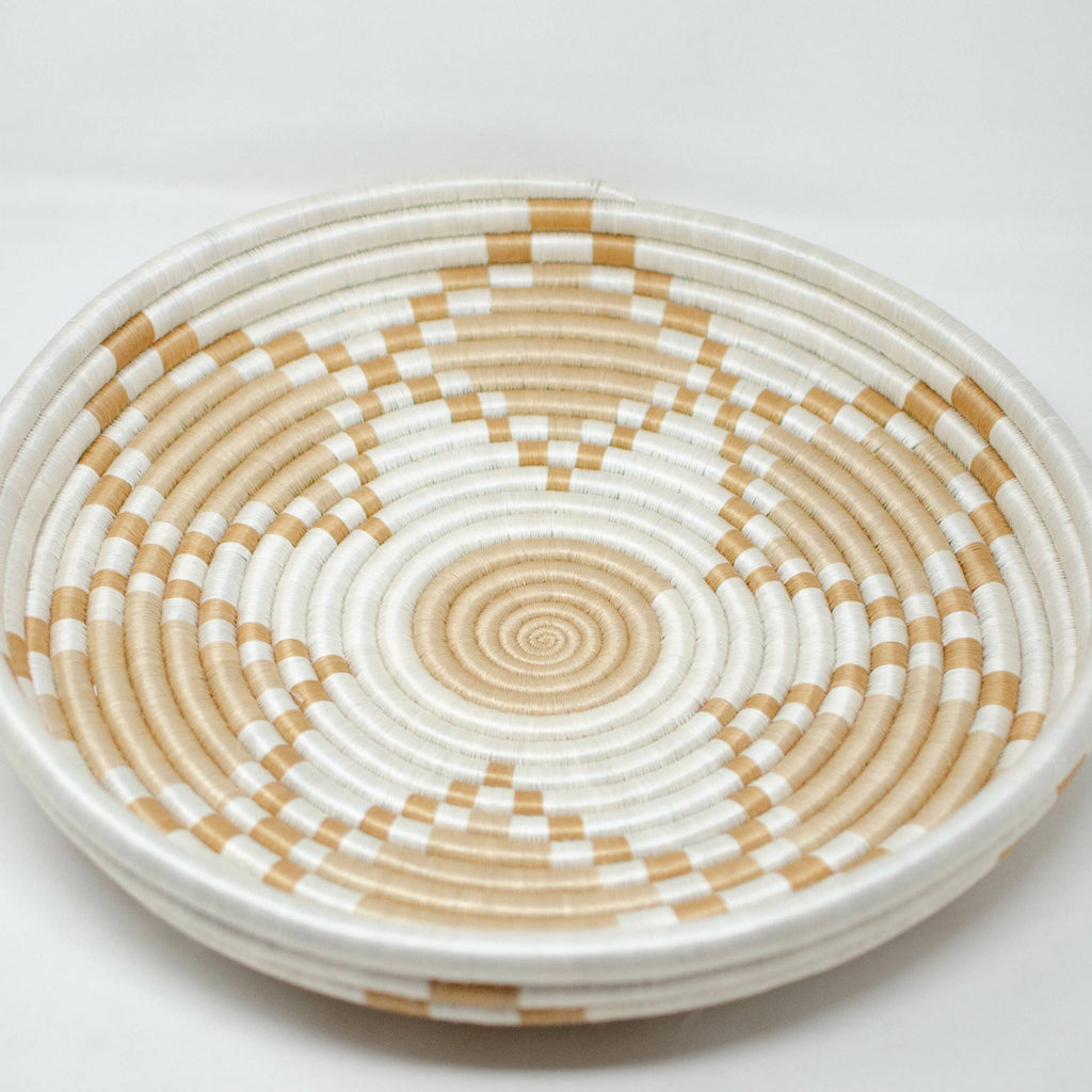 Neri Woven Bowls: White & Tea / Small Bowl