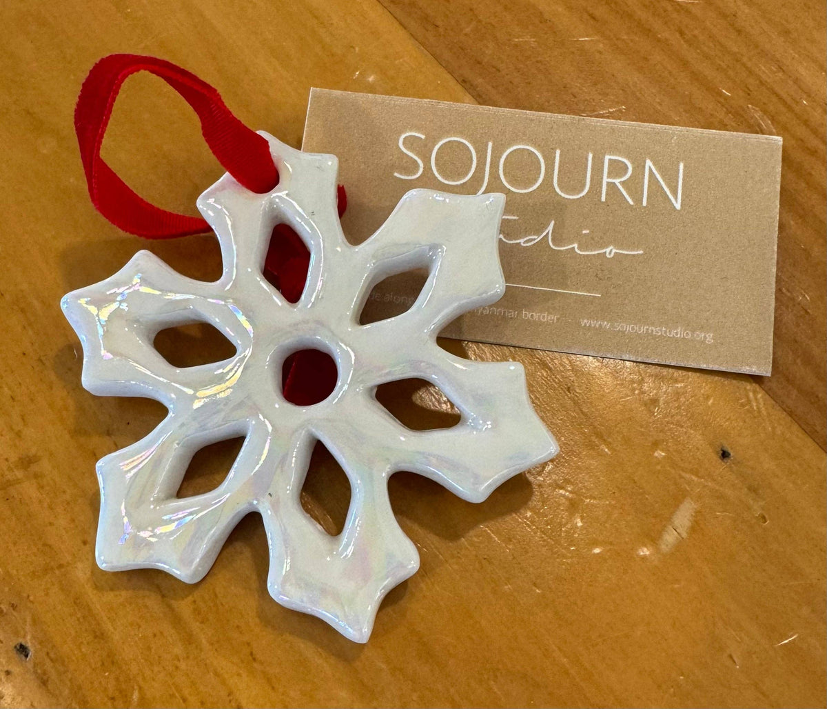 Porcelain Snowflakes