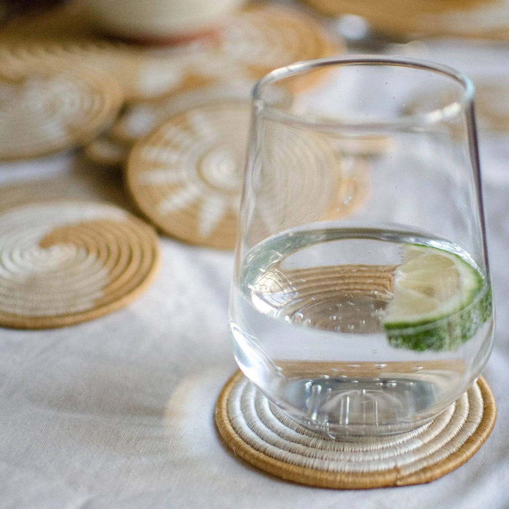 Hand Woven Sisal Coasters: Zubita