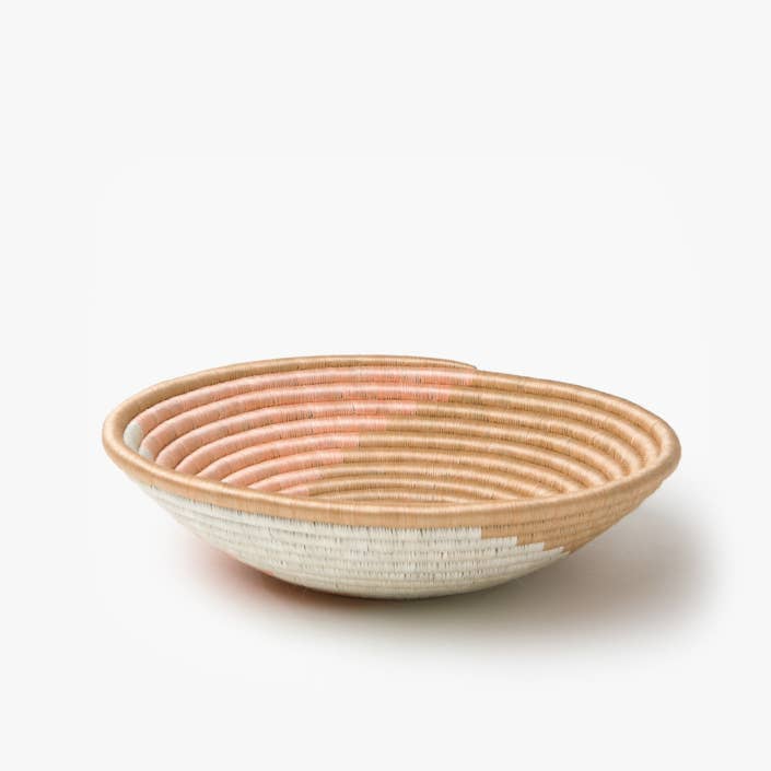 Zera Woven Bowls: Indigo & Tea / Medium
